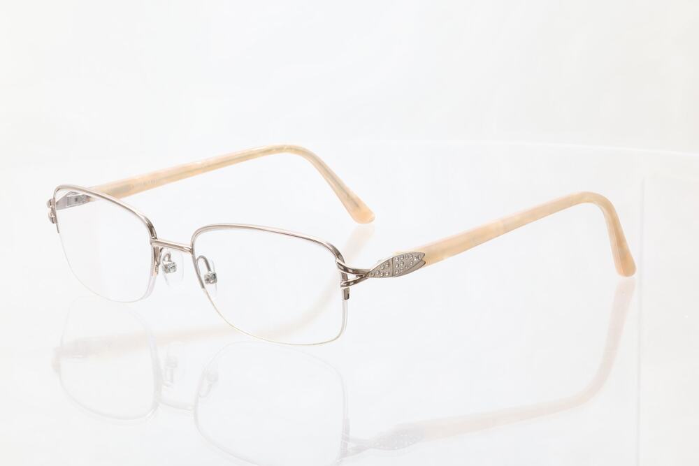 Kirkland Signature 683 Lewisville Gold Eyeglass FRAMES ONLY - VERY GOOD